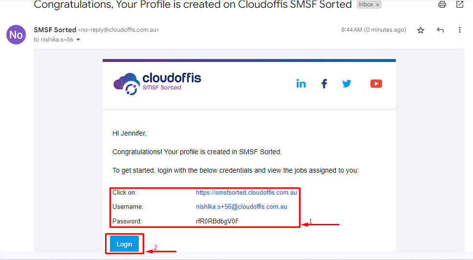 credentials-and-login-link-email