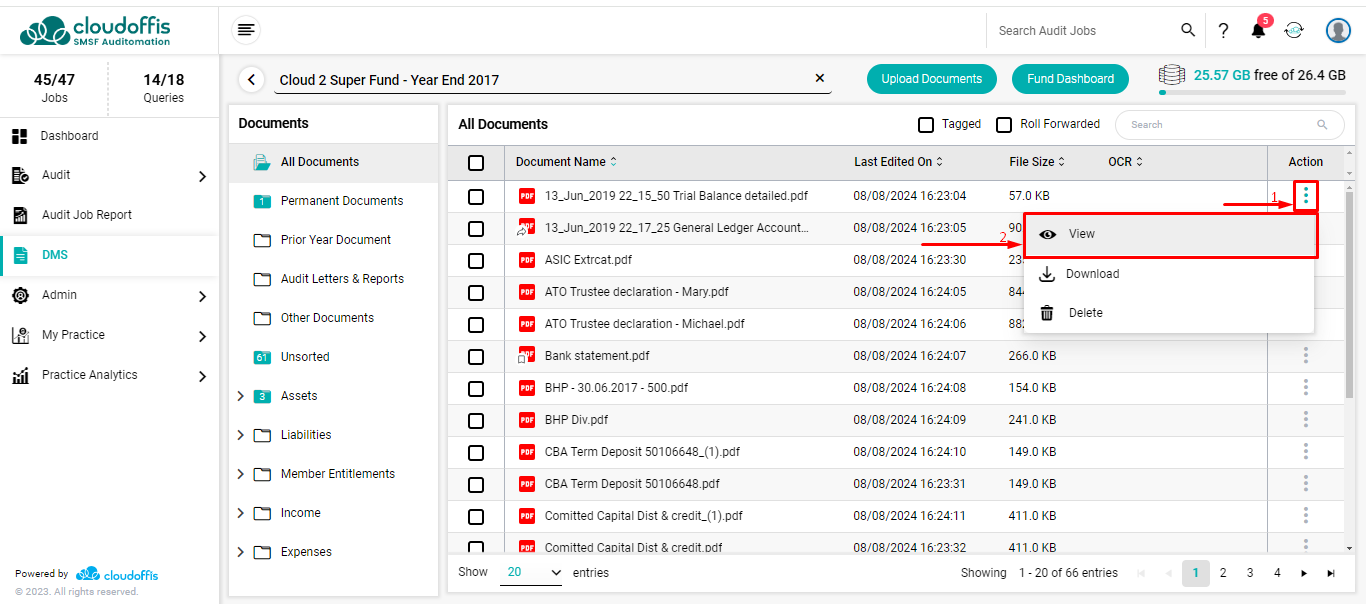 action-column-view-document