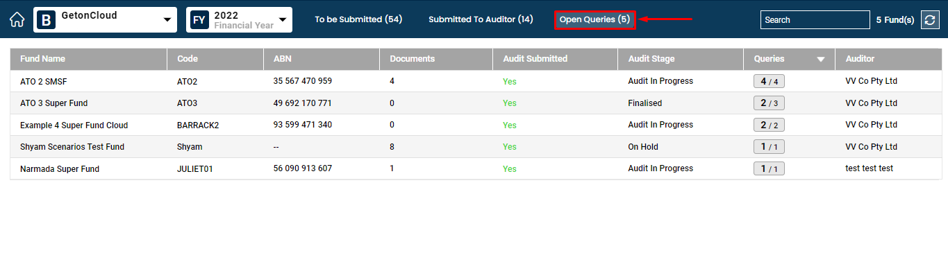 open-queries