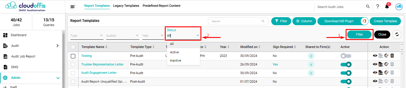 view-inactive-report-template 