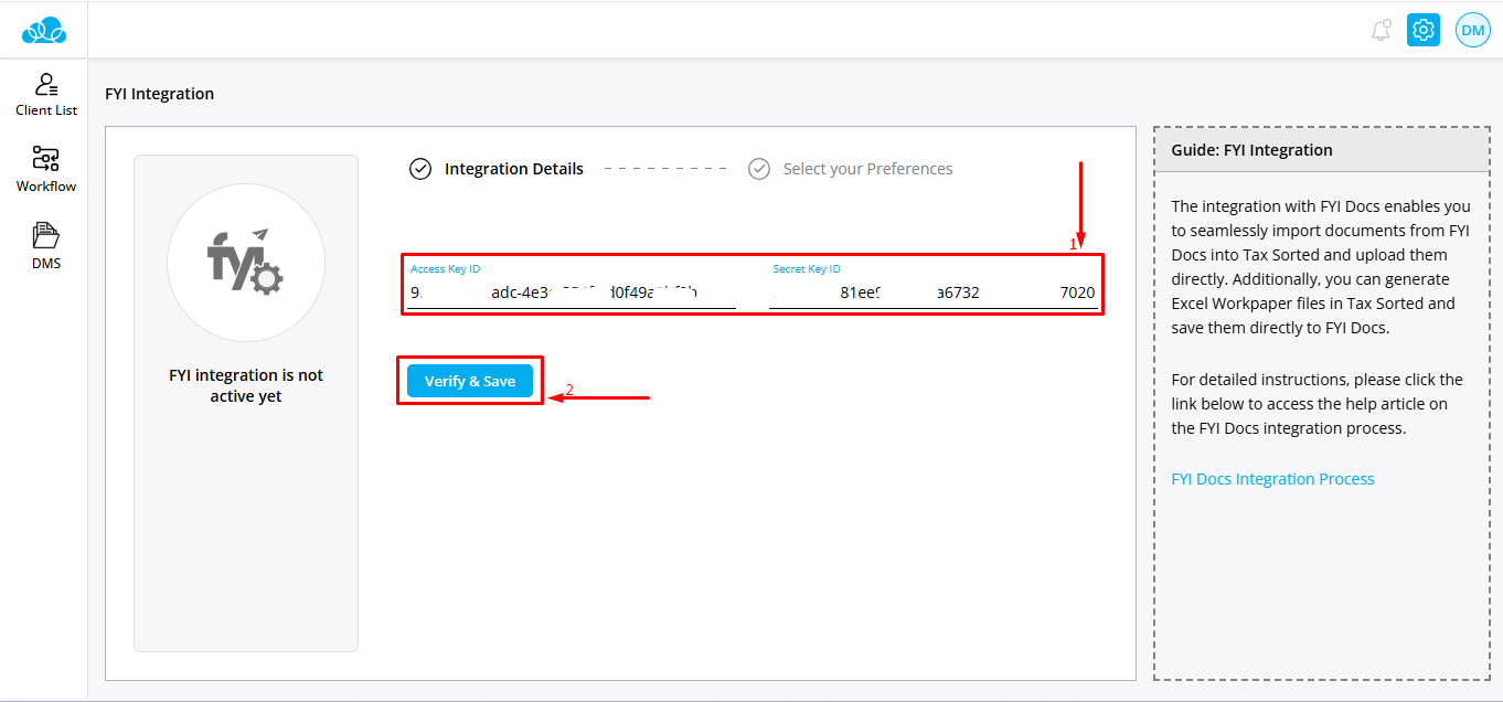 fyi-integration-access-key-id-andsecret-key-id-verify-and-save