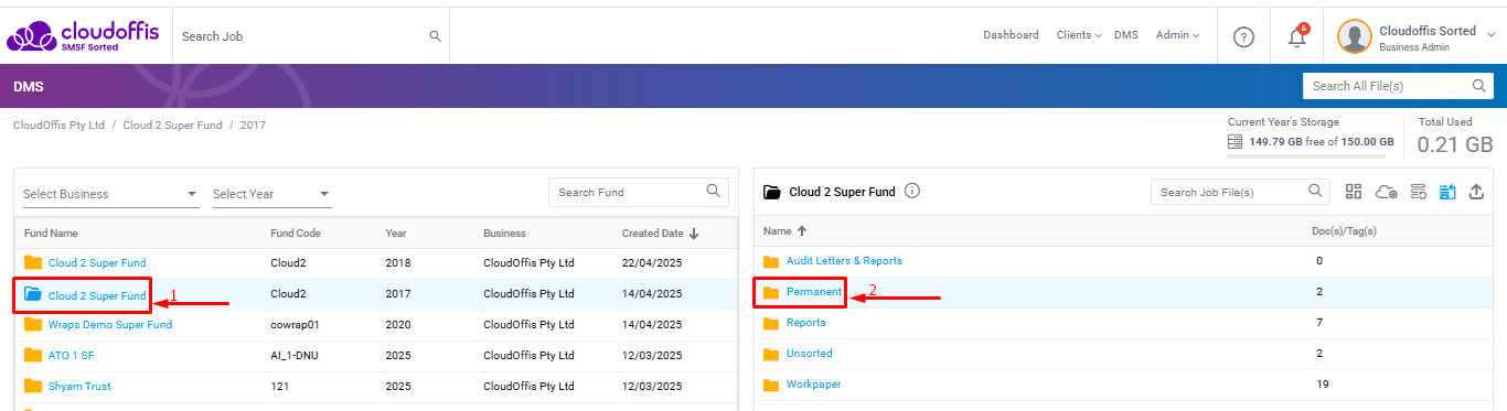dms-select-fund-and-folder