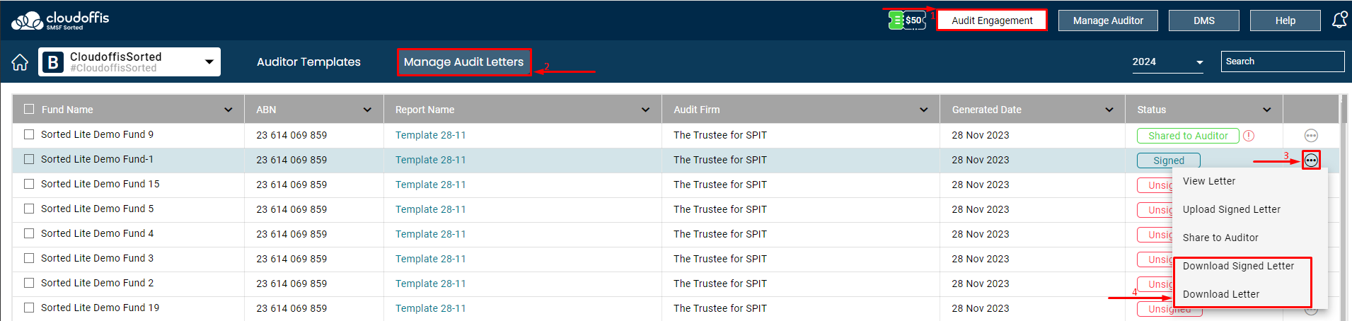 manage-audit-letters