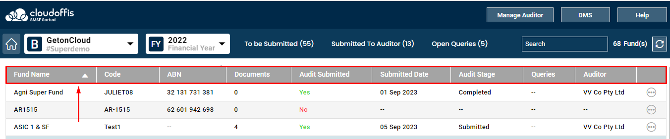 column-headings-on-audit-console-page
