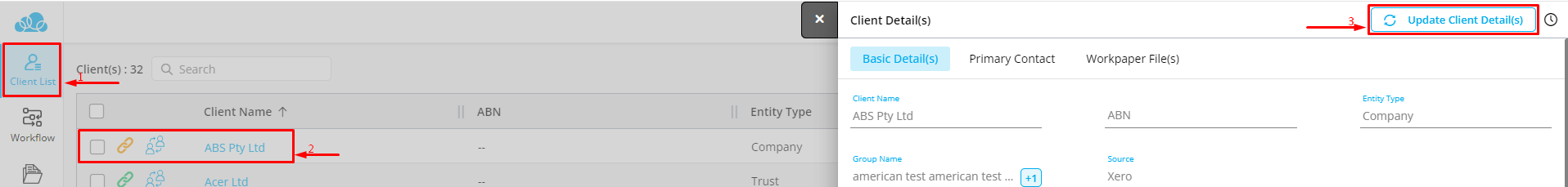 update-client-details