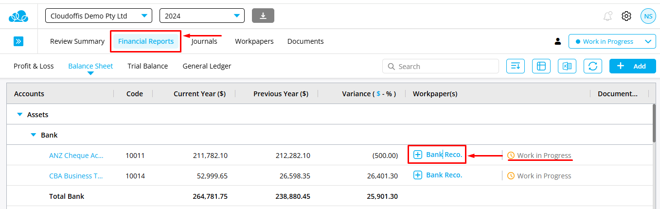 financial-reports-workpapers