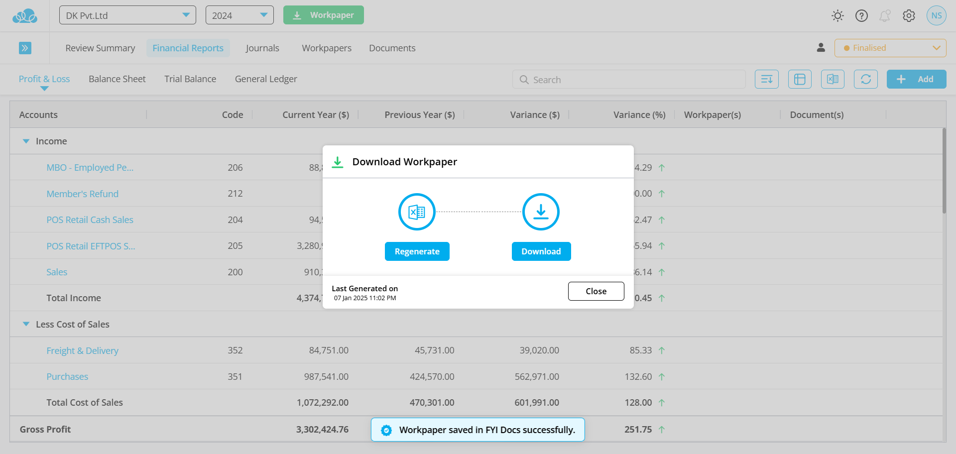 workpaper-saved-in-fyi-docs-successfully