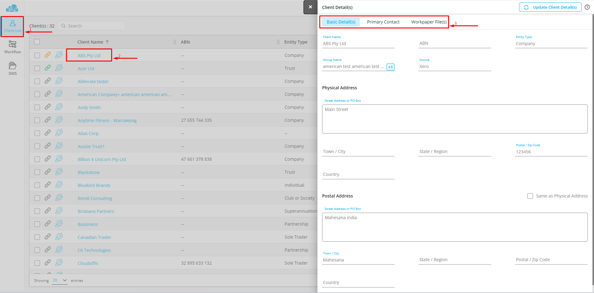 client-details