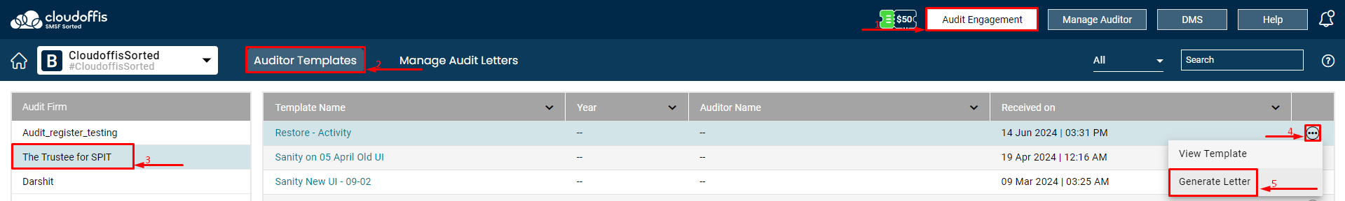 auditor-templates