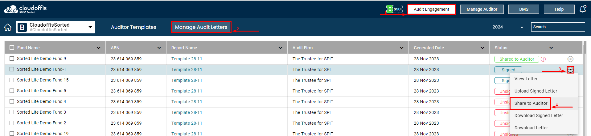 manage-audit-letters
