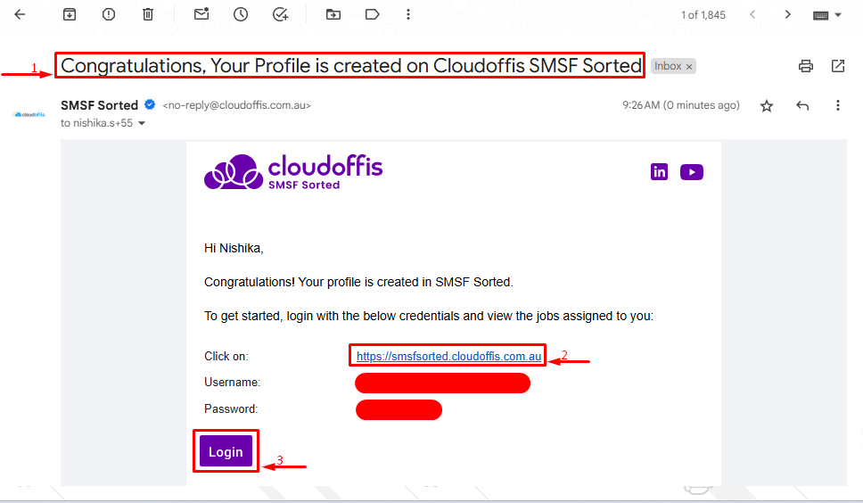 credentials-and-login-link-email