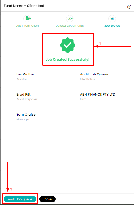 job-created-successfully-audit-job-queue