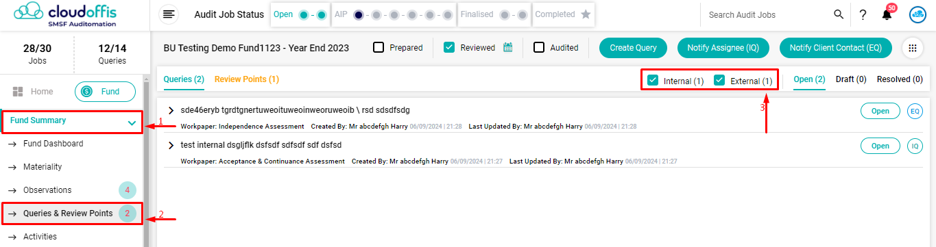 fund-dashboard-fund-summary-queries-and-review-points