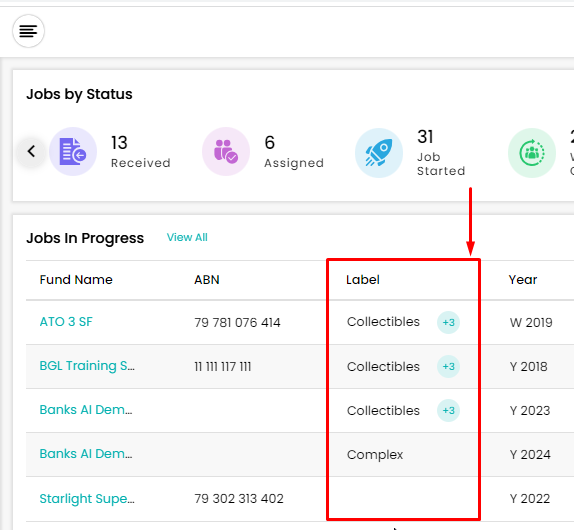 label-columns-dashboard