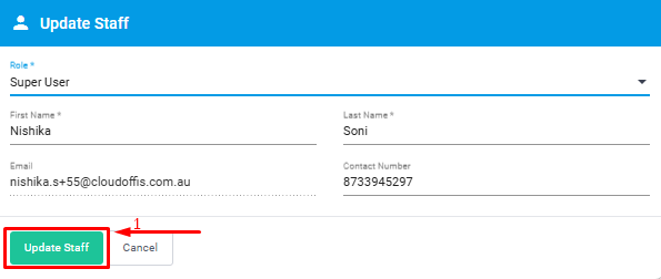 add details-update-staff