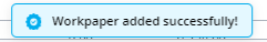 workpaper-added-successfully