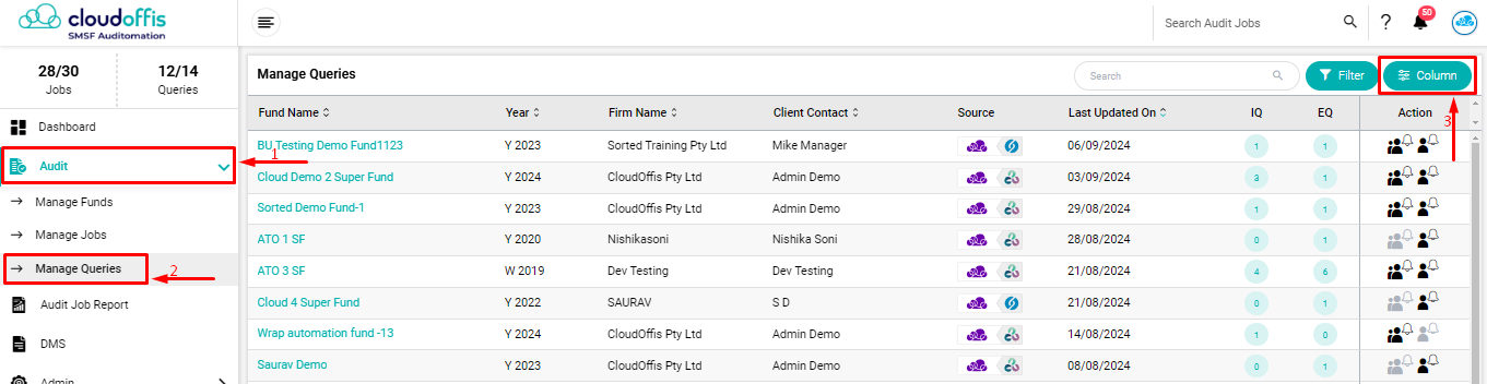 audit-manage-queries-column