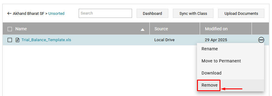 remove-document-from-unsorted-folder