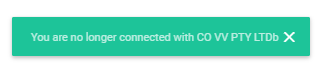 confirmation-toast message
